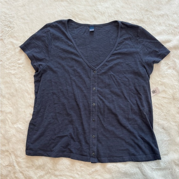 Navy button down - Picture 2 of 7